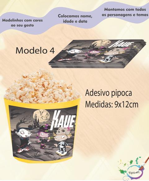 Rótulo p/ Balde de Pipoca-halloween#1