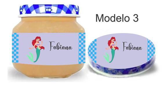 Rótulo Papinha + Adesivo Tampa -ariel