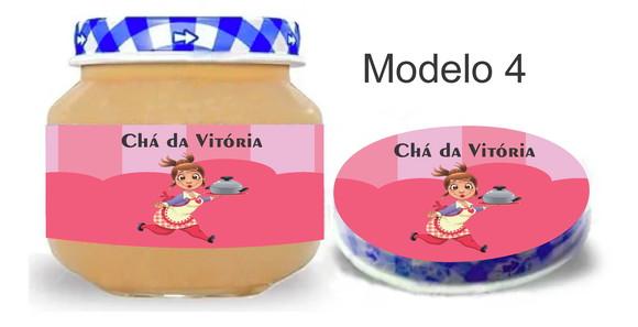 Rótulo Papinha + Adesivo Tampa -chá de Cozinha/panela