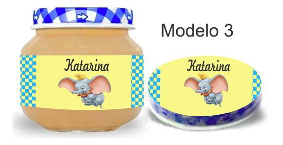Rótulo Papinha + Adesivo Tampa -dumbo