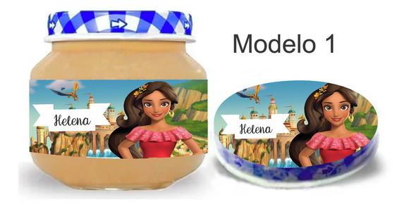 Rótulo Papinha + Adesivo Tampa -elena de Avalor