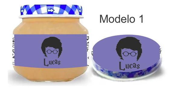 Rótulo Papinha + Adesivo Tampa -harry Potter-modelo 2