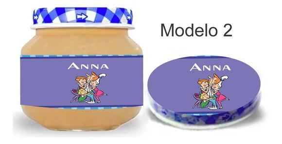 Rótulo Papinha + Adesivo Tampa -jetsons