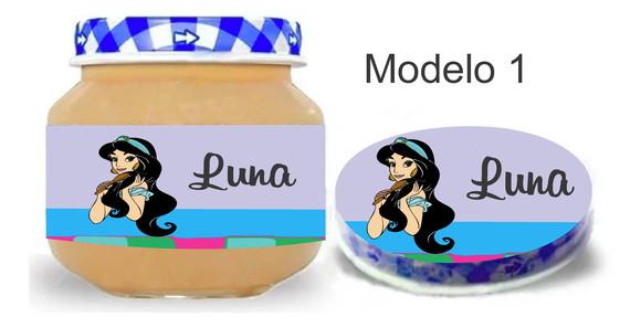 Rótulo Papinha + Adesivo Tampa -jasmine