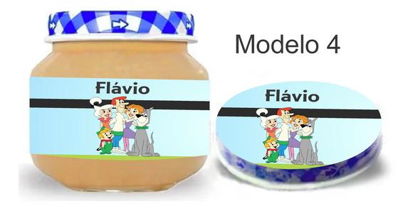 Rótulo Papinha + Adesivo Tampa -jetsons