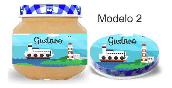 Rótulo Papinha + Adesivo Tampa -marinheiro