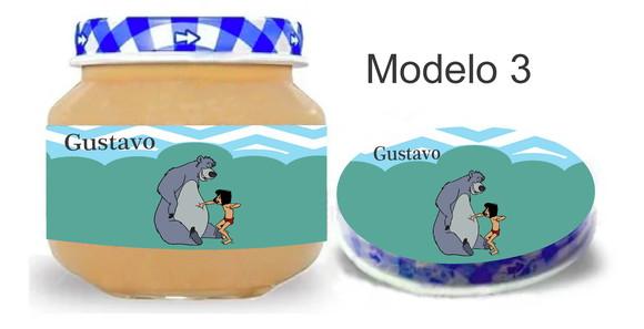 Rótulo Papinha + Adesivo Tampa -mogli