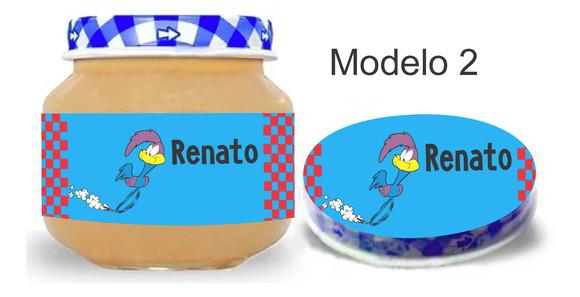 Rótulo Papinha + Adesivo Tampa -papaleguas
