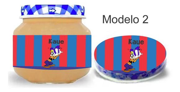 Rótulo Papinha + Adesivo Tampa -pateta