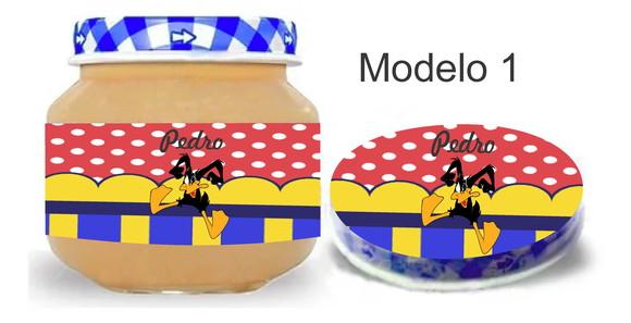 Rótulo Papinha + Adesivo Tampa -patolino