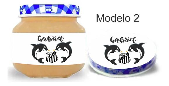 Rótulo Papinha + Adesivo Tampa -peixe