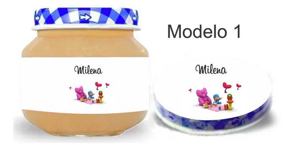 Rótulo Papinha + Adesivo Tampa -pocoyo