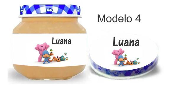 Rótulo Papinha + Adesivo Tampa -pocoyo