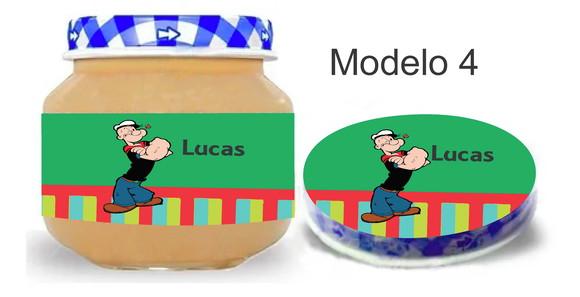 Rótulo Papinha + Adesivo Tampa -popai