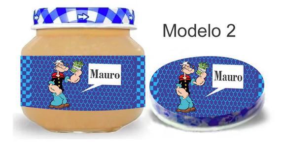 Rótulo Papinha + Adesivo Tampa -popai