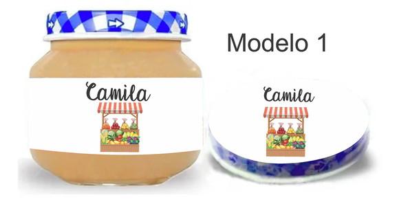 Rótulo Papinha + Adesivo Tampa -quitandinha