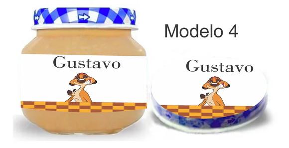 Rótulo Papinha + Adesivo Tampa -timão