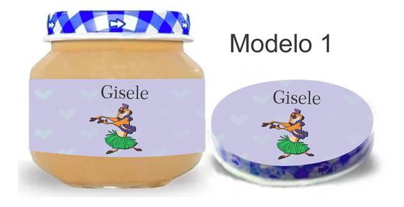 Rótulo Papinha + Adesivo Tampa -timão