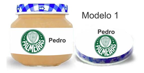Rótulo Papinha + Adesivo Tampa -verdão