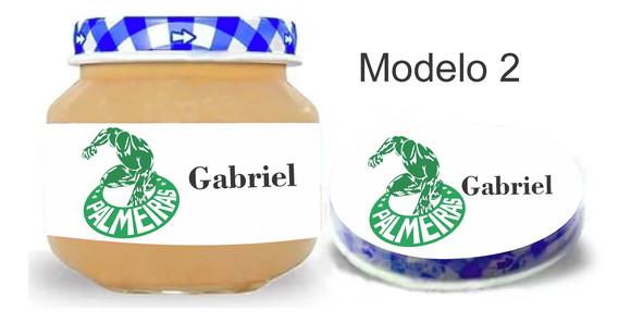 Rótulo Papinha + Adesivo Tampa -verdão