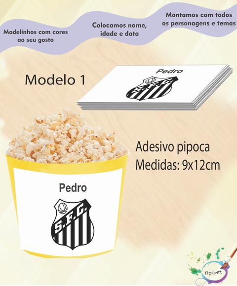 Rótulo para Balde de Pipoca-peixe