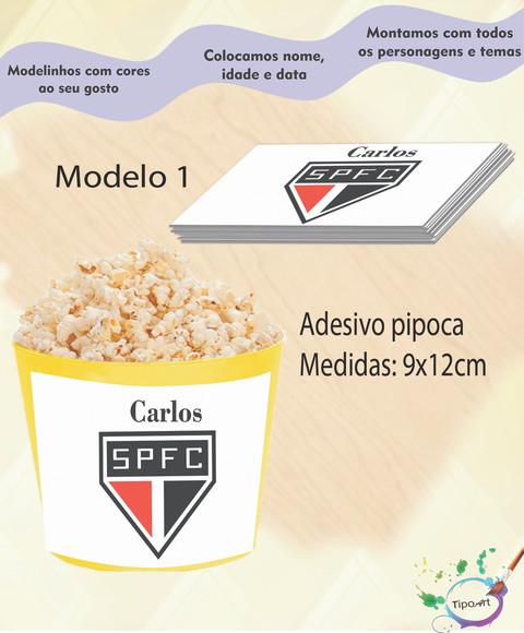 Rótulo para Balde de Pipoca-sp