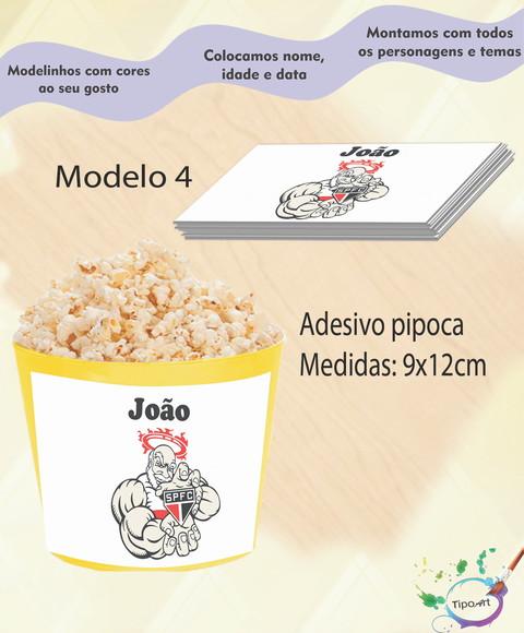 Rótulo para Balde de Pipoca-sp