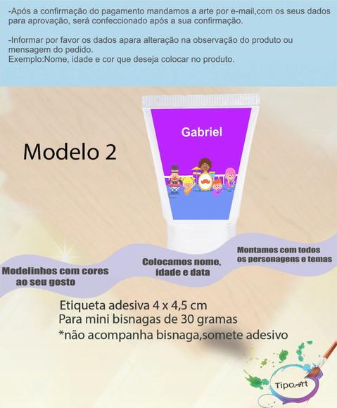 Rotulo para Bisnaga