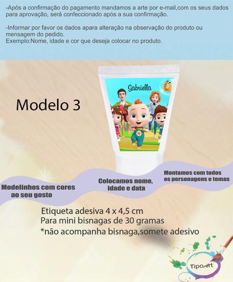 Rotulo para Bisnaga