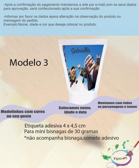 Rotulo para Bisnaga