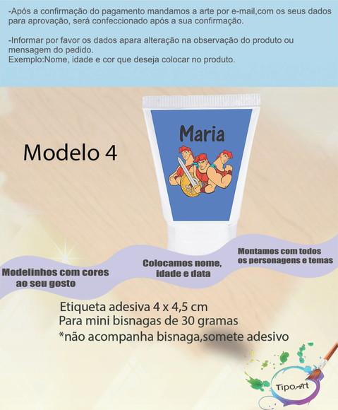 Rotulo para Bisnaga