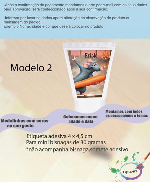 Rotulo para Bisnaga