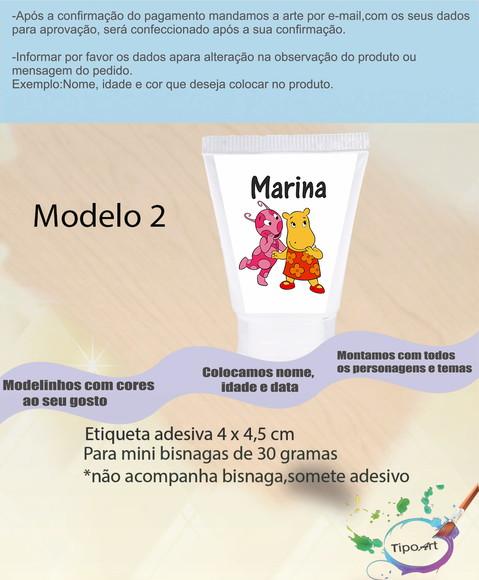 Rotulo para Bisnaga