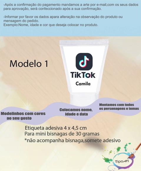 Rotulo para Bisnaga