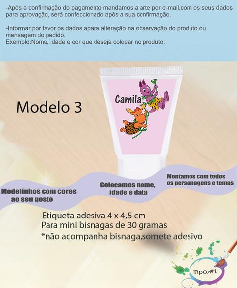 Rotulo para Bisnaga