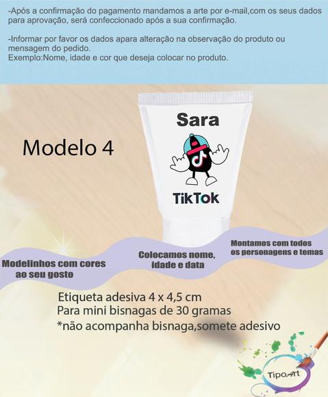 Rotulo para Bisnaga
