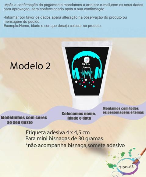 Rotulo para Bisnaga