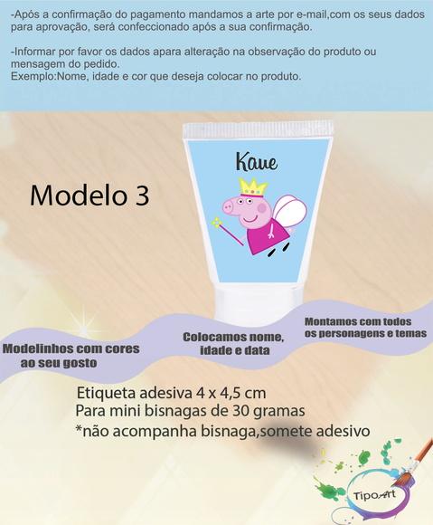 Rotulo para Bisnaga