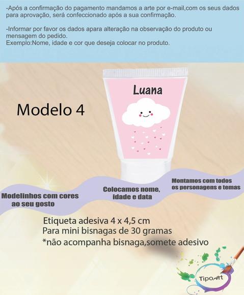 Rotulo para Bisnaga -chuva de Amor