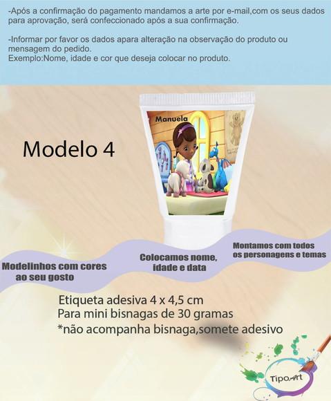 Rotulo para Bisnaga -doutora Brinquedos