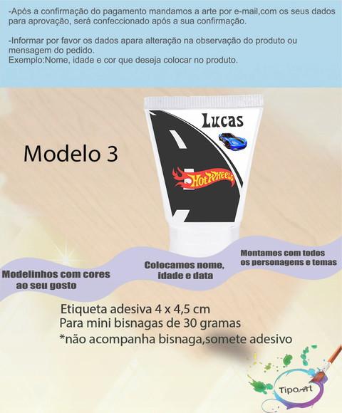 Rotulo para Bisnaga -hot Whells