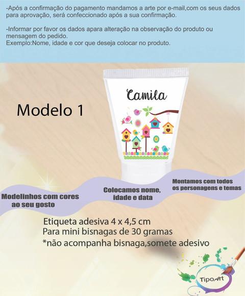 Rotulo para Bisnaga -jardim Encantado
