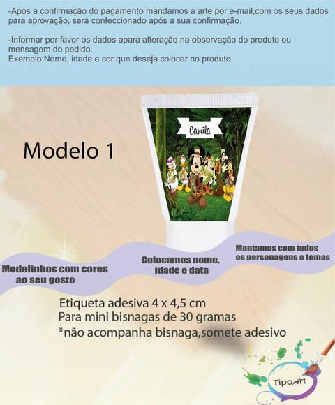 Rotulo para Bisnaga -mickey Safari