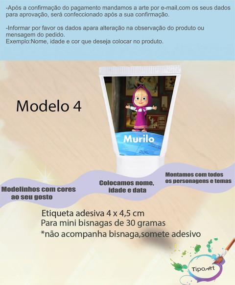 Rotulo para Bisnaga -masha
