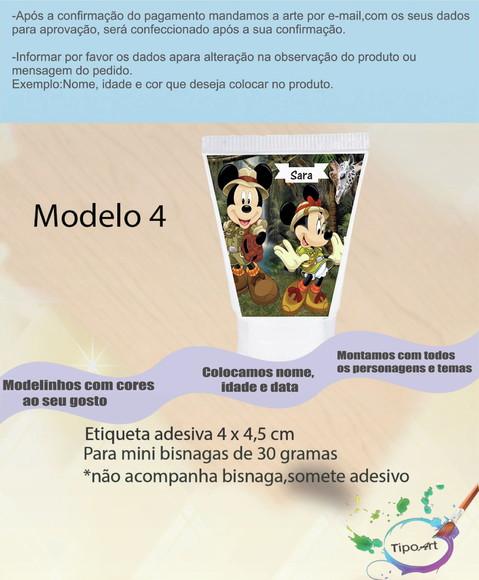 Rotulo para Bisnaga -mickey Safari