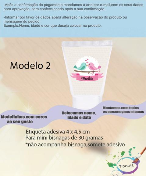 Rotulo para Bisnaga -pássaros