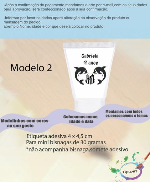 Rotulo para Bisnaga -peixe