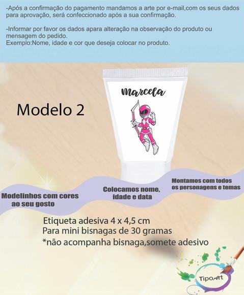 Rotulo para Bisnaga -pawer Ranger