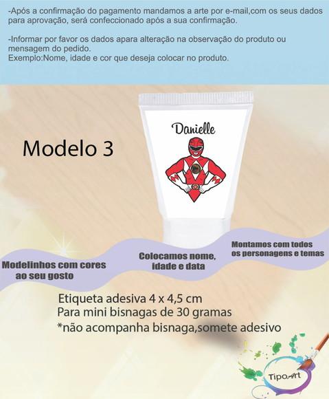 Rotulo para Bisnaga -pawer Ranger