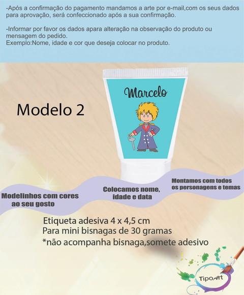 Rotulo para Bisnaga -pequeno Príncipe